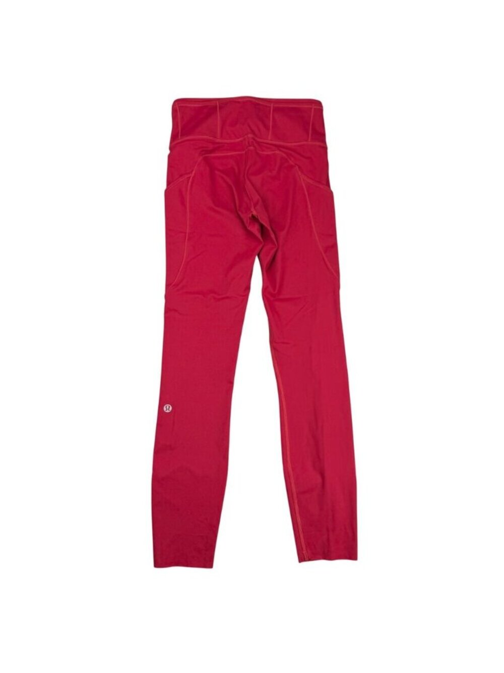 LULULEMON Fast & Free 7/8 Tight II Non-Reflective Nulux 25" Size 4 Dark Red - Picture 5 of 8